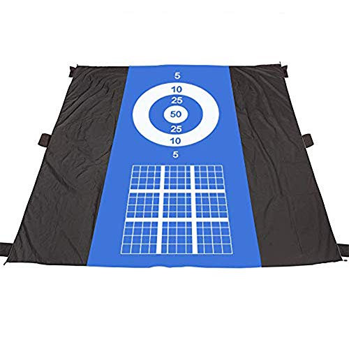 EJEAS Sandfree Beach Blanket Waterproof Game Blanket Ground Cover 160 x 165cm Beach Mat - Best Sand Proof Picnic Mat for Travel, Camping, Hiking and Music Festivals