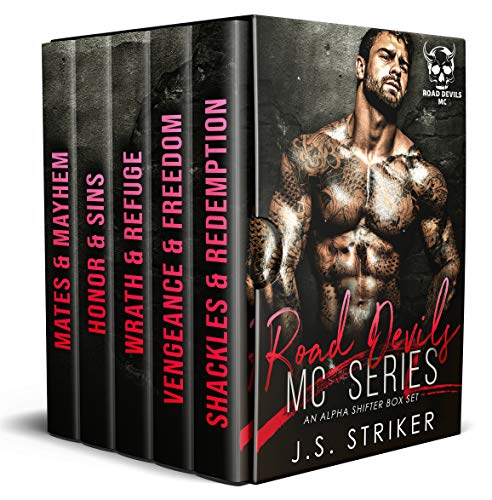 Book Cover Road Devils MC Series: An Alpha Shifter Box Set