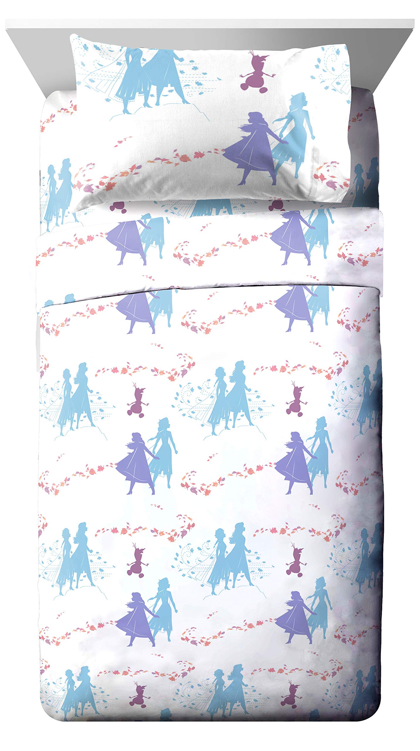 Jay Franco Disney Frozen 2 Sister Dots 4 Piece Full Sheet Set
