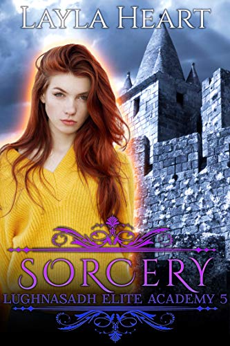 Book Cover Sorcery (Lughnasadh Elite Academy 5): A New Adult Paranormal Reverse Harem Academy Romance Serial