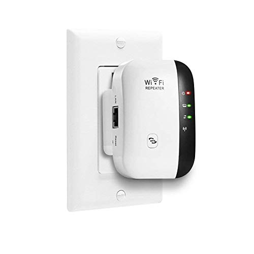 Super Boost WiFi, WiFi Signal Booster, WiFi Range Extender | Up to 300Mbps |Repeater, Access Point | 2.4G Network with Integrated Antennas LAN Port & Compact Designed Internet Booster | Easy Set-Up
