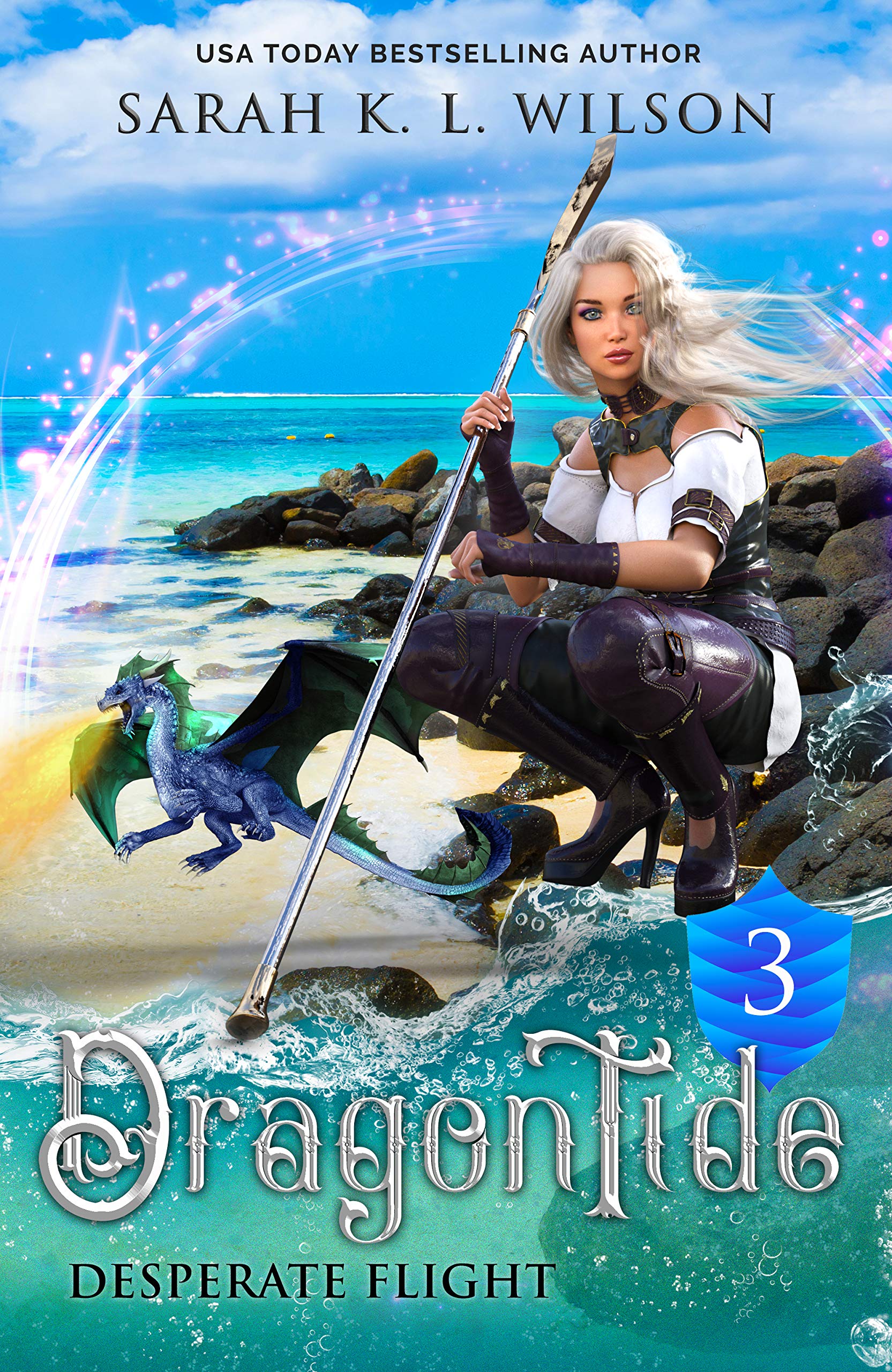 Book Cover Dragon Tide: Desperate Flight