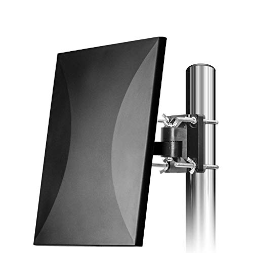 [Upgraded 2019] HDTV Antenna Amplified Digital Outdoor Antenna Up to 150 Miles Amplifier Signal Booster Support 4K 1080P UHF VHF Freeview HDTV Channels, 33ft Coax Cable for Indoor/Outdoor/RV/Attic Use