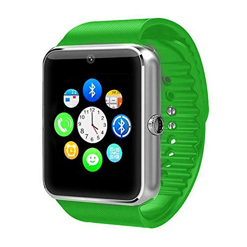 Aeifond Smart Watch Bluetooth Smartwatch Touch Screen Wrist Watch Sports Fitness Tracker with Camera SIM SD Card Slot Pedometer Compatible iPhone iOS Samsung LG Android Men Women Kids (Black)