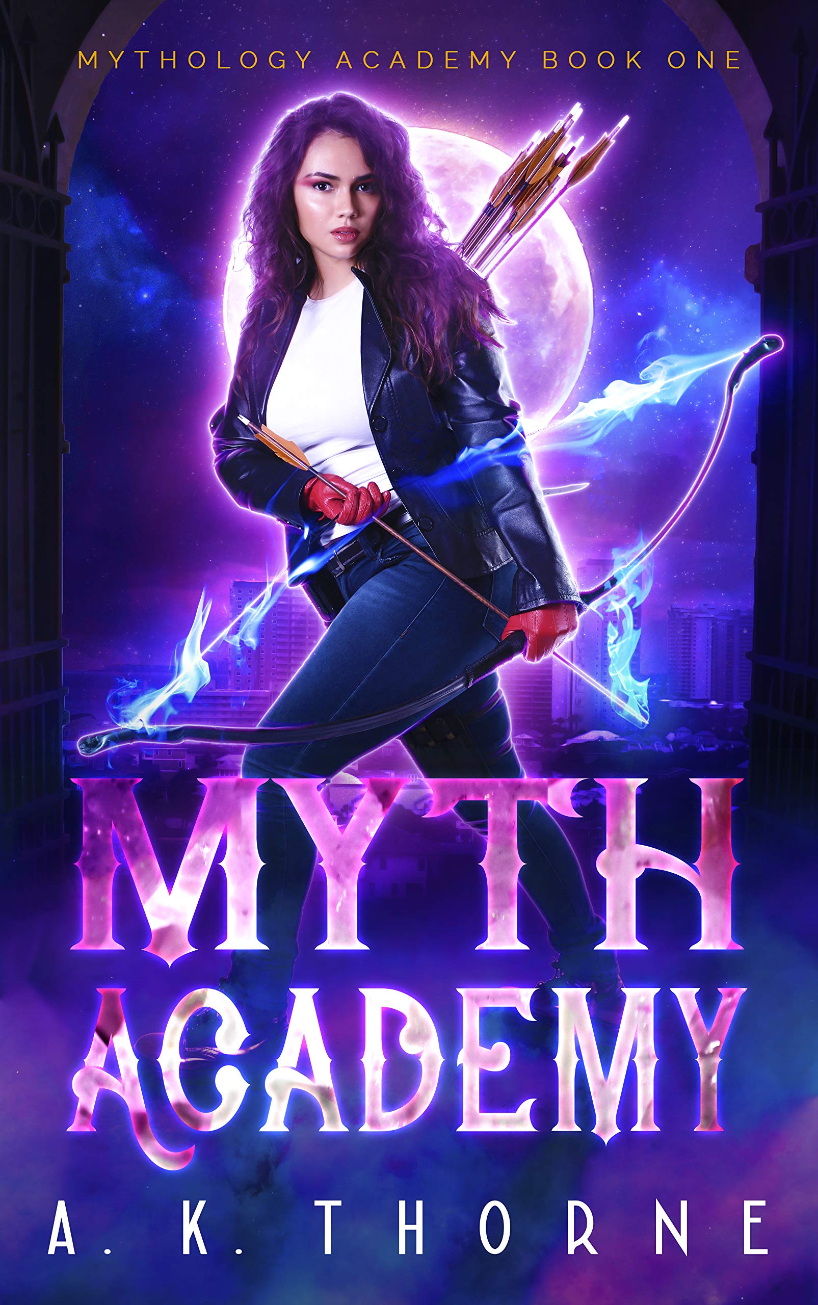 Book Cover Myth Academy: A Paranormal Fantasy Academy Greek God Series (Mythology Academy Book 1)