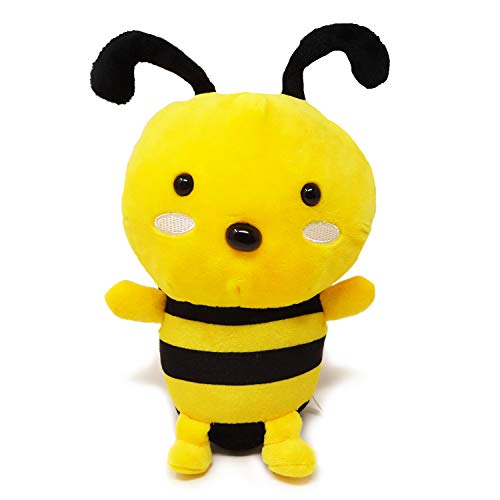Honbay 20cm/7.87inch Cute Plush Bee Toy Stuffed Honeybee Toy, Busy but Happy