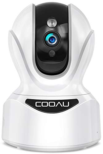 Ultra HD 4MP Wireless Security Camera, COOAU WiFi Home Indoor IP Cameras for Pets/Dogs/Nanny/Baby, PTZ, Sound Detection, Motion Tracking and Alert, 2-Way Audio, Works with Alexa, Cloud/SD Storage