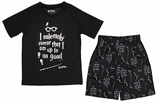 Harry Potter Intimo Big Boys Up to No Good Short Sleeve Boys Pajama Set