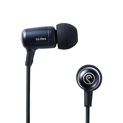 HE100, EarStudio High-Resolution Earphones, 3.5mm in-Ear Headphones, Distinctive Clear Sound, Single Powerful Hi-Res Dynamic Driver, Comfort Fit, in-line Microphone