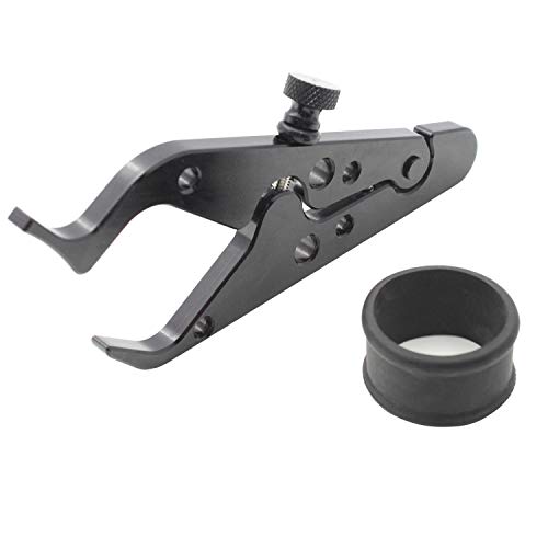 Universal Throttle Control System, GIDIBII Motorcycle Cruise Throttle Assist Aluminum Wrist/Hand Grip Lock Clamp with Silicone Ring Lightweight, Easy to Adjust for Most Motorbikes and Sports Bikes