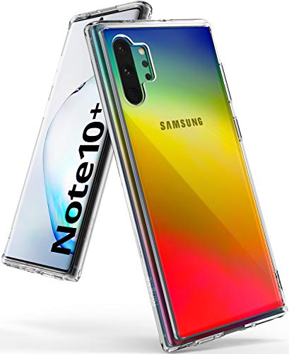 Ringke Fusion Designed for Galaxy Note 10 Plus Case, Galaxy Note 10 Plus 5G Cover (2019) - Clear Transparent