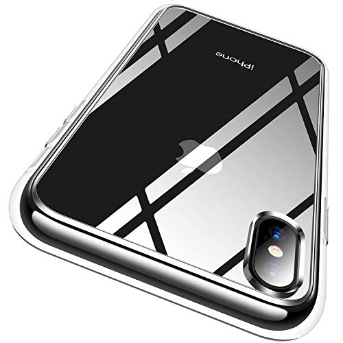 RANVOO iPhone Xs Max case, Protective Clear Case Heavy Drop Protection [Agile Button] with Reinforced TPU Bumper and Transparent Hard PC Back Shock Absorption Case
