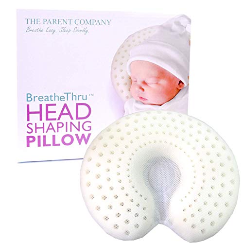 Book Cover Breathe-Thru Baby Head Shaping Pillow (Infant Age 3 Months +, Head Circumference 16-19 Inches)