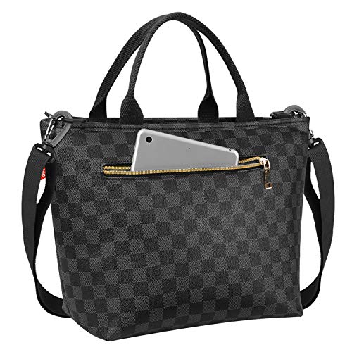 Insulated Lunch Bag, Large Capacity Lunch Tote Box with Removable Shoulder Strap Multi-Functional Waterproof Thermal Cooler Leak Proof Liner Reusable Lunch Bag for Men Women Work Picnic Hiking