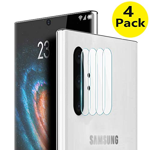 Donse Compatible Samsung Galaxy Note 10/Note 10 Plus/Note 10 Pro 5G 9HD Screen protector Camera Lens, [4 Pack] Ultra Thin Transparent Clear Camera Tempered High Definition Camera Lens Protector (4PCS)