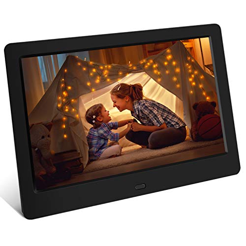 Book Cover Tenswall Digital Photo Frame 7 Inch HD 1024x600, Digital Picture Frame Full IPS Display Photo/Music/Video/Calendar/Time, Auto On/Off Timer, Support USB Drives/SD Card,Remote Control