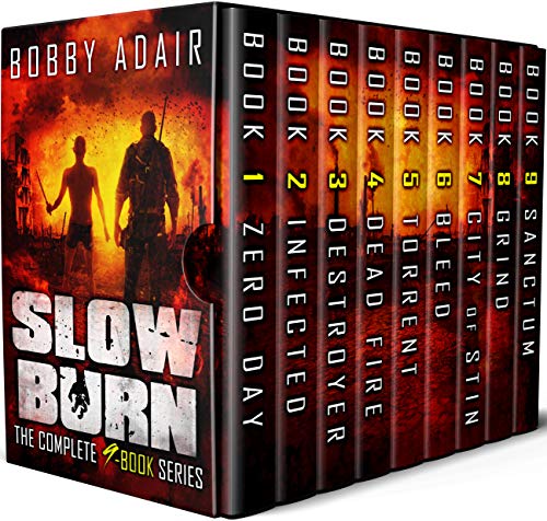 Book Cover Slow Burn Box Set: The Complete Post Apocalyptic Series (Books 1-9)