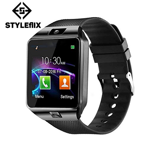 Styleflix Smartwatch Bluetooth with Camera Sim Card Supported, Health Fitness Tracker Smart Watch for Mens Boys and Girls