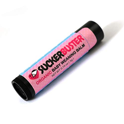 Suckerbuster Organic Baby Weaning Balm Stick 1 Pack.10 oz (3g) Stop Breastfeeding/Pacifier Cream
