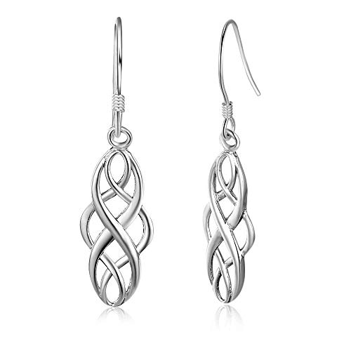 Women Knot Drop Earrings Hollow Pattern Earrings for Mother Girls Dangle Earrings Jewelry Bridesmaid Wedding Gifts for Best friends