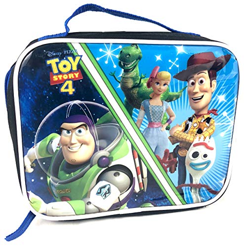 Book Cover Toy Story 4 Vinyl Insulated Lunch Bag Lunchbox Tote