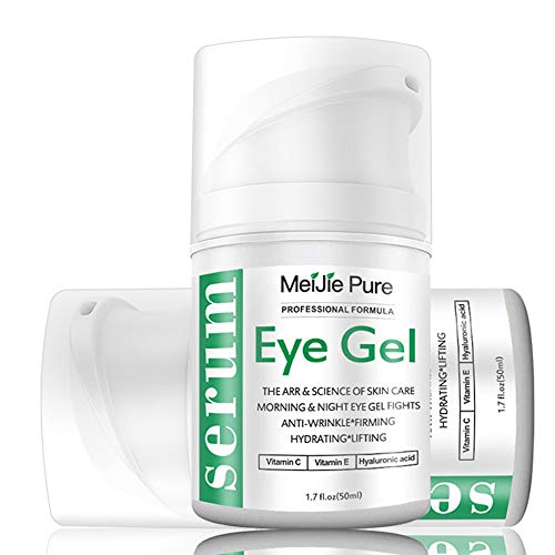 Eye Gel,Under Eye Cream,2019 Anti-Aging Eye Gel for Wrinkles,Fine Lines,Dark Circles,Puffiness,Bags,Eye Moisturizer for Men & Women - 1.7 fl oz.