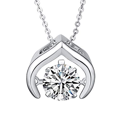 GuiiFan Necklaces for Women Pendant 18K Gold Plated Fashion Women Jewelry Gift for Valentine's Day Promise Engagement Wedding Anniversary
