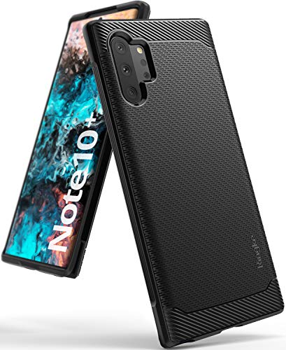 Ringke Onyx Designed for Galaxy Note 10 Plus Case Cover, Rugged Durable Shockproof Heavy Duty TPU Cover for Galaxy Note 10 Plus 5G 6.8-inch (2019) - Black