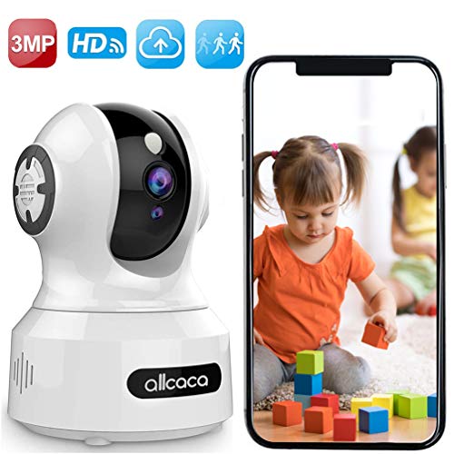 [Update] Baby Camera Monitor,allcaca 1536P Wireless IP Camera 3MP Smart Security Camera Pet Camera with Night Vision Motion Detection Remote Control Pan/Tilt/Zoom 2-Way Audio for Baby/Pet/Elder