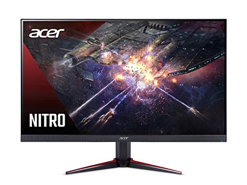 Book Cover Acer Nitro VG240Y Pbiip 23.8 Inches Full HD (1920 x 1080) IPS Gaming Monitor with AMD Radeon FreeSync Technology, Zero Frame, 144Hz, 1ms VRB, (2 HDMI 2.0 & 1 Display Port), Black