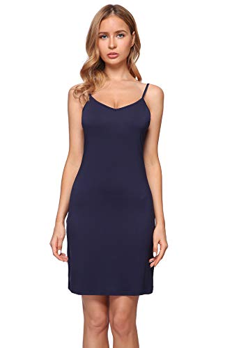 XUEERMEI Women's Spaghetti Straps Slim Fits Bodycon Cami Sexy Mini Dress Sleeveless Slips -  -  XX-Large