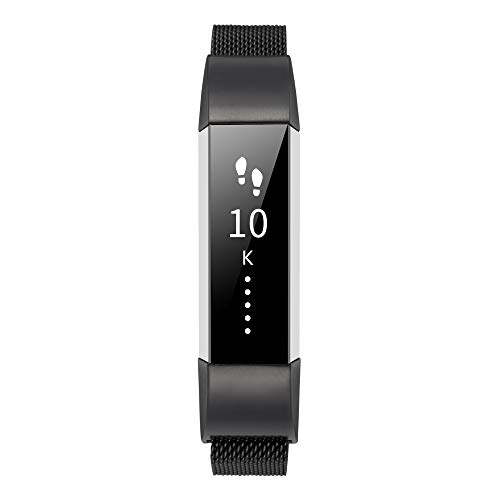 TOMALL Compatible with Fit bit Alta Bands, Replacement for Alta HR Stainless Steel Bands Adjustable Accessory Wristband for Alta Bracelet Women Men Girls Boys