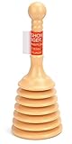 Samshow Sink Plunger - Sink and Drain Plunger for Kitchens, Bathrooms, Sinks, Baths, Waste Pipes and Showers. Heavy-Duty, Powerful