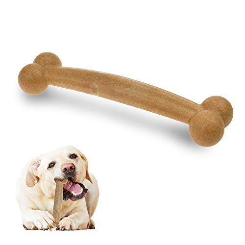 LECHONG Tough Dog chew Toys, 2 Pack Durable Dog Toys for Aggressive chewers Large Breed Indestructible Dog Toys for Small Medium Dogs, Puppy Teething chew Toys Bacon Beef Flavor (Chicken, s)