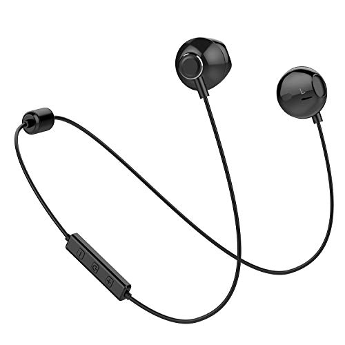 Bluetooth Headset, Wireless Earbuds V4.1 Stereo Noise Canceling Sport Magnetic Headphones Earpieces with Built in Mic Compatible Samsung Galaxy S9/S8/S7, iPhone X/8/8 Plus/7/7 Plus and More(Black)