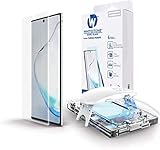 DOME GLASS Galaxy Note 10 Screen Protector, Full 3D Curved Edge Tempered Glass Shield [Liquid Dispersion Tech] Easy Install Kit for Samsung Galaxy Note 10 - One Pack