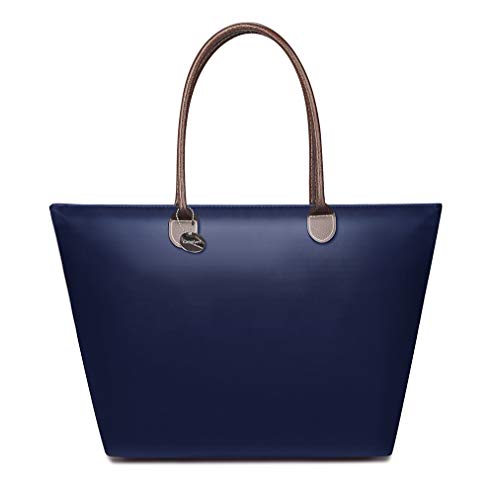 Kamidorf Tote Bag for Women Nylon Tote Bag Women's Oxford Large Capacity Totes (Blue)