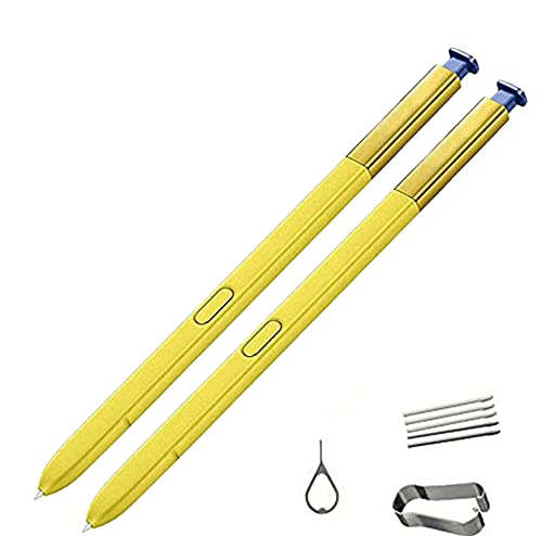 2PCS Note 9 Pen Replacement for Samsung Note9 N960 SM-N960U SM-N960 (Without Bluetooth) Tips/Nibs Eject Pin(Yellow)
