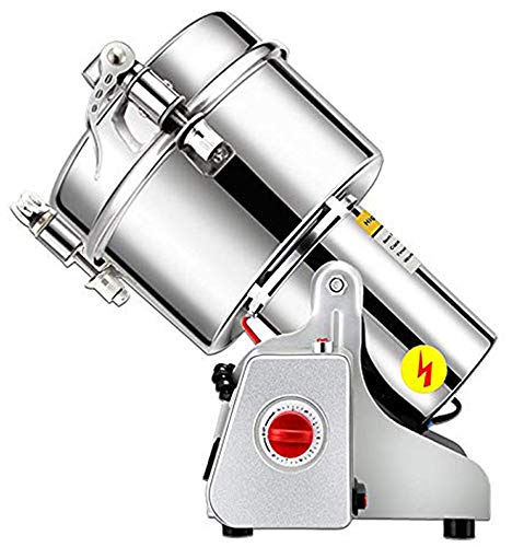 CGOLDENWALL 1500g Stainless Steel High-speed Grinder Mill Family Medicial Mill Herb Grinder Pulverizer (110V)
