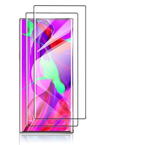 [Black] Samsung Galaxy Note 10 Screen Protector, Borakle[2Pack] Tempered Glass Anti-Scratch, Bubble Free and Case Friendly, 3D Curved Edge, Screen Protector Compatible Note 10