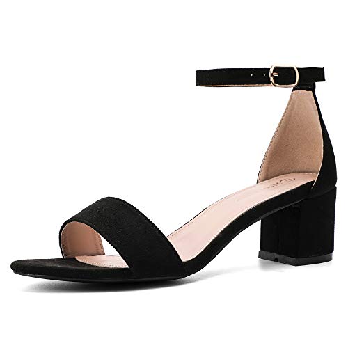 Moda Chics Women's 2 Inches Chunky Heel Sandals for Party, Cocktail, Wedding