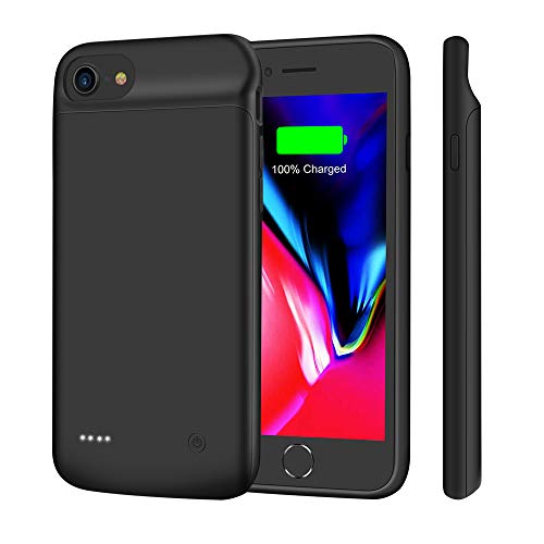 Addigital Battery Case for iPhone 8/7/6/6s, 3000mAh Slim Portable Protective Charging Case Extended Rechargeable Battery Pack Charger Case for iPhone 8/7/6/6s (4.7 inch)