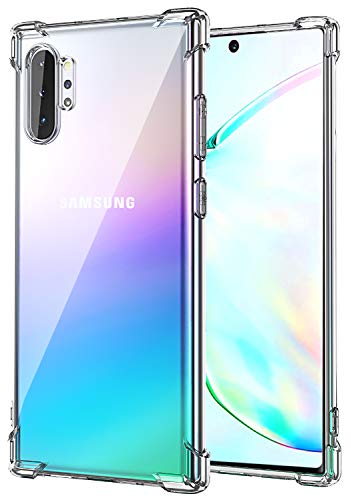Matone for Samsung Galaxy Note 10 Plus Case, for Samsung Galaxy Note 10 Plus 5G Case, Crystal Clear Slim Soft TPU Cover Case with Reinforced Corner Bumpers for Galaxy Note 10+/Note 10+ 5G (2019)