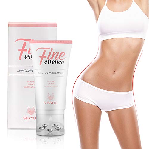 Slim Cream, Skin Firming Cream, Hot Cream with Roller Massage for Body, Fat Burning Cream, Break Down Fat Tissue, Anti Cellulite Slimming Cream Skin Tightening Cream for Waist, Legs, Arms, Abdomen