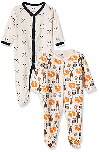 Hudson Baby Unisex Baby Cotton Sleep and Play