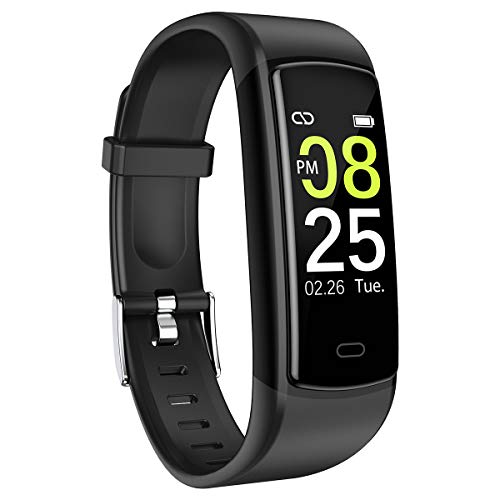 SIKADEER Fitness Tracker, Activity Tracker Waterproof Health Tracker with Heart Rate Monitor, Sleep Monitor, Step Counter, Calories Fitness Watch for Women, Men Kids 【2019 New Version】