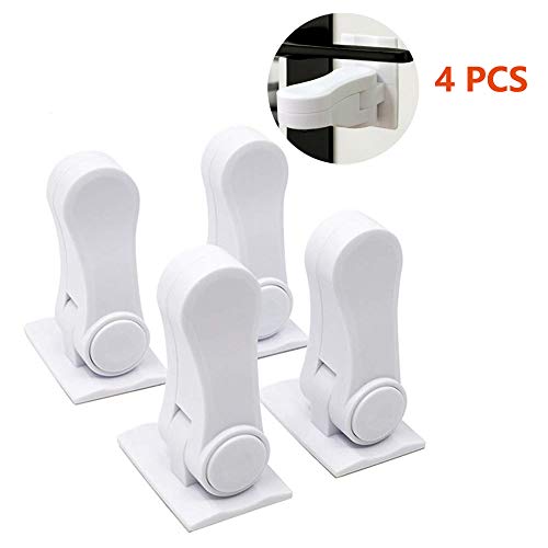 Zerae Childproof Door Lever Lock (4 Pack) Baby Door Lock Door Handle for Toddlers, Baby Proof Door Lock For Bedrooms, Bathrooms & Kitchens - Convenient & Simple To Install