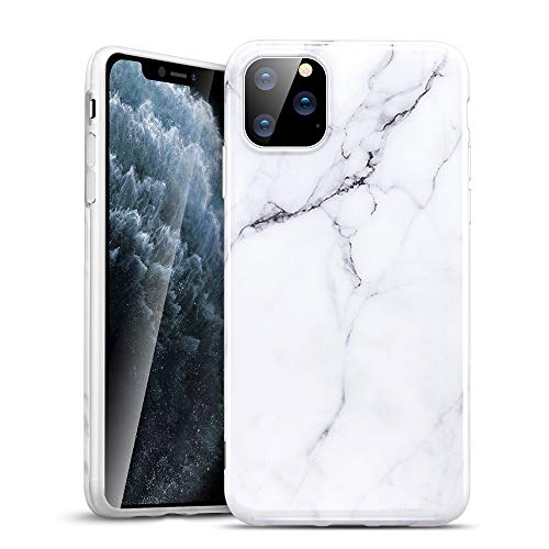 ESR Marble Case Compatible with iPhone 11 Pro, Slim Soft Flexible TPU, Marble-Pattern Cover for iPhone 11 Pro 5.8" (2019 Release), White Sierra
