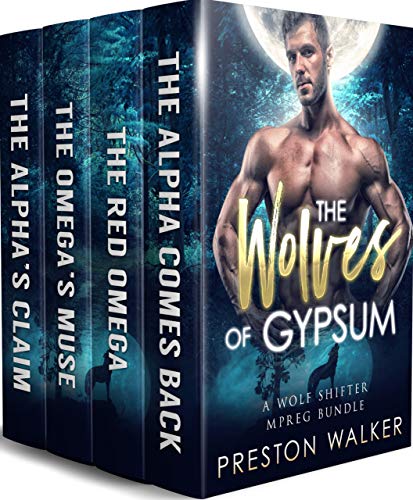 Book Cover Wolves Of Gypsum: A Wolf Shifter Mpreg Romance Bundle