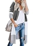 Cogild Cardigan Sweaters for Women Cute Loose Open Front Long Sleeve Cardigans Coat Outwear